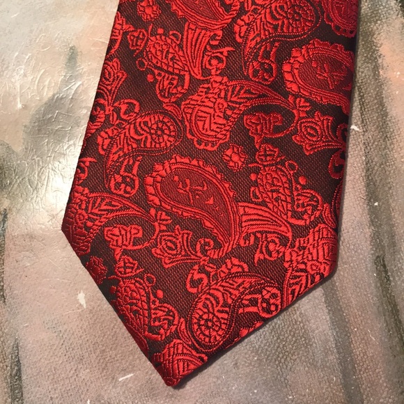 Silk paisley Tie - Picture 8 of 11